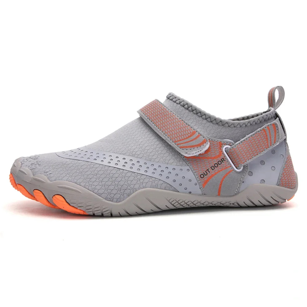 Men & Women Five-Finger Water Shoes – Quick-Dry Non-Slip Barefoot Aqua Sneakers for Swimming & Outdoor