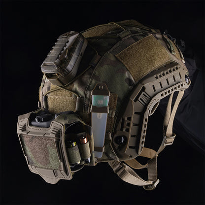Agilit Style Tactical Helmet Rear Pouch - Battery Storage and Counterweight Bag for NVG Night Vision Gear and OPS-CORE Helmet Covers