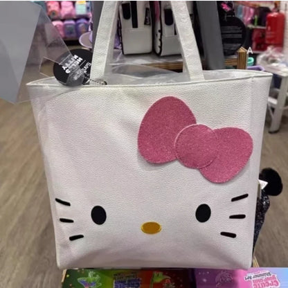 Sanrio Hello Kitty Cartoon School Bag — Cute Anime Backpack for Kids, Student Gift & Halloween Anime Merchandise