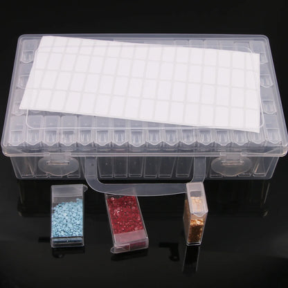 5D DIY Diamond Painting Storage Box – Drill & Embroidery Accessories Organizer Case