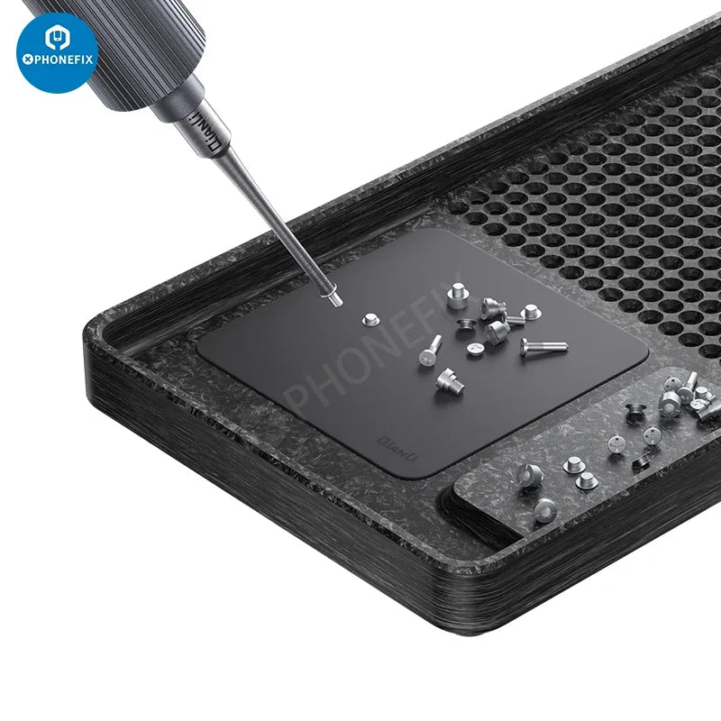 Qianli Magnetic Screw Bit Storage Tray – Small Screw Holder Plate for Mobile Phone Repair, RC Car, and Drone Tools