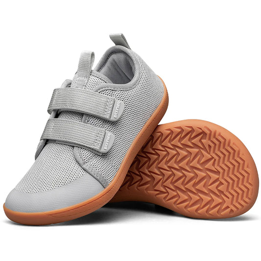 Kids Barefoot Sneakers – Breathable Wide Toe Knitted Mesh Shoes for Boys & Girls, Non-Slip Fashion Walking Cross Trainers