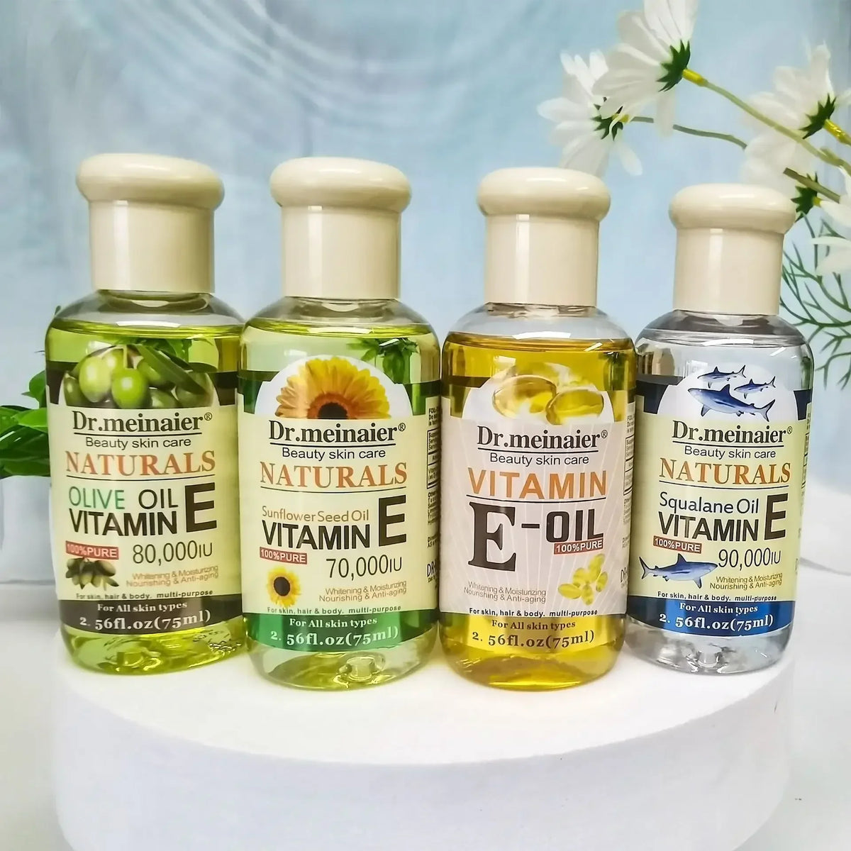 Vitamin E Facial Essence Oil 75ml – Moisturizing Skin Care Serum for Pore Care, Fine Lines & Radiant-Looking Skin