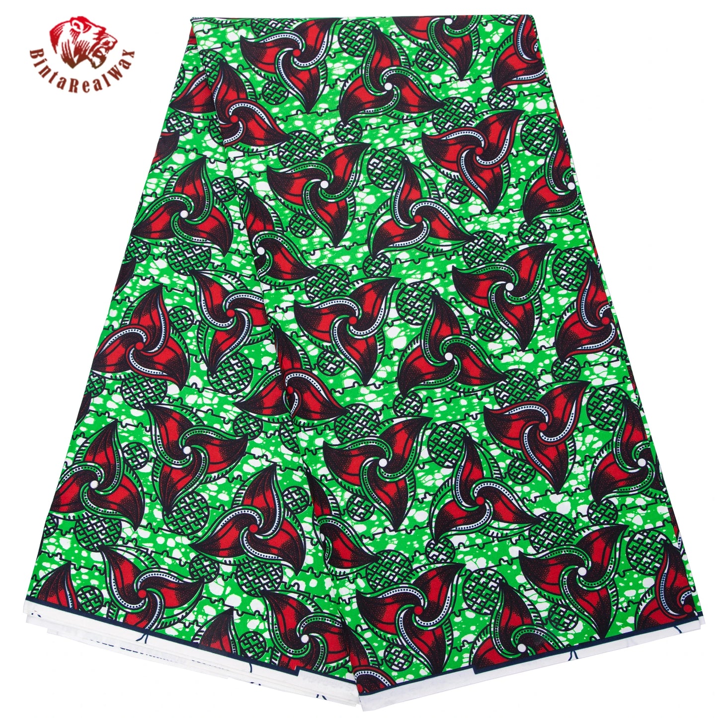 Bintarealwax Ankara Fabric - Wholesale Polyester Sewing Material for Women's Party Dresses FP6390