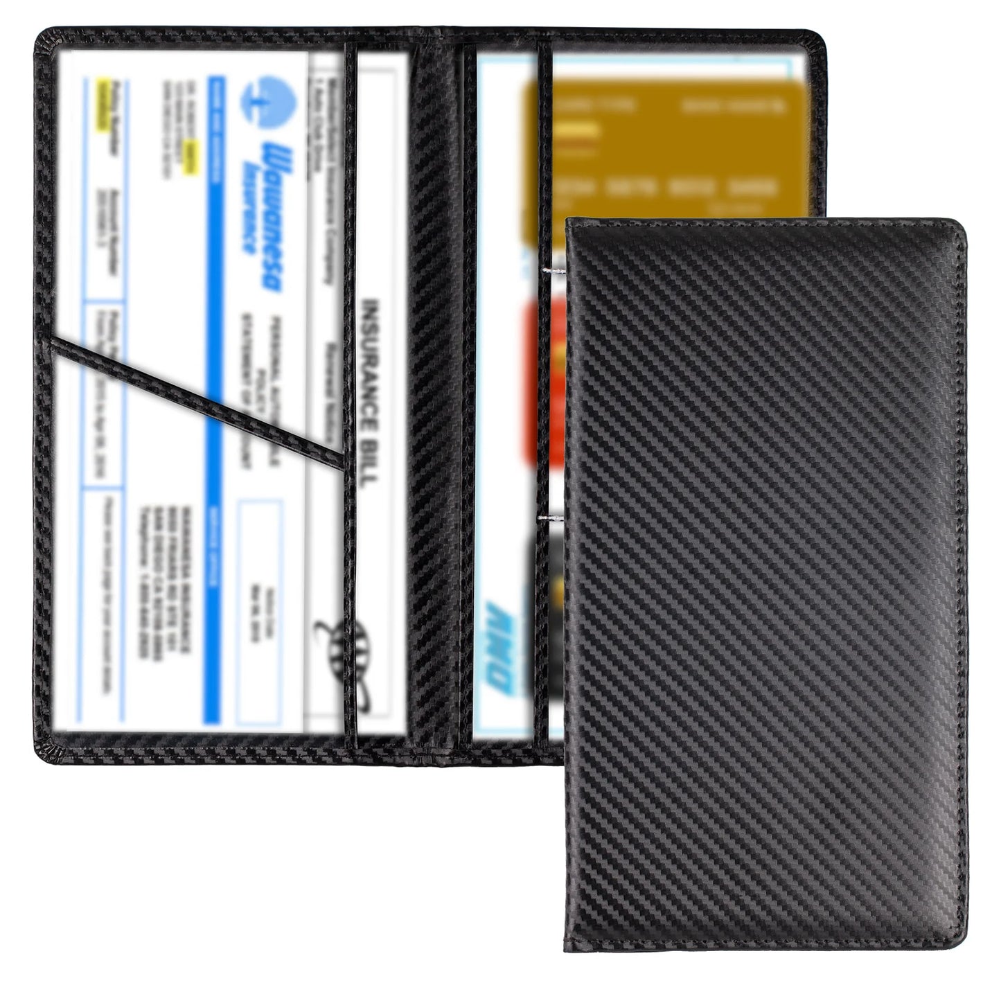 Car Registration & Insurance Holder – Vehicle Glove Box Organizer for Auto & Truck