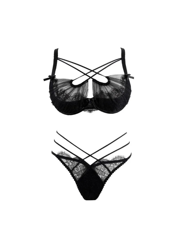 French Romantic Layered Mesh Camisole - Padded Sheer Sleeveless Tank Top Lingerie Vest for Women