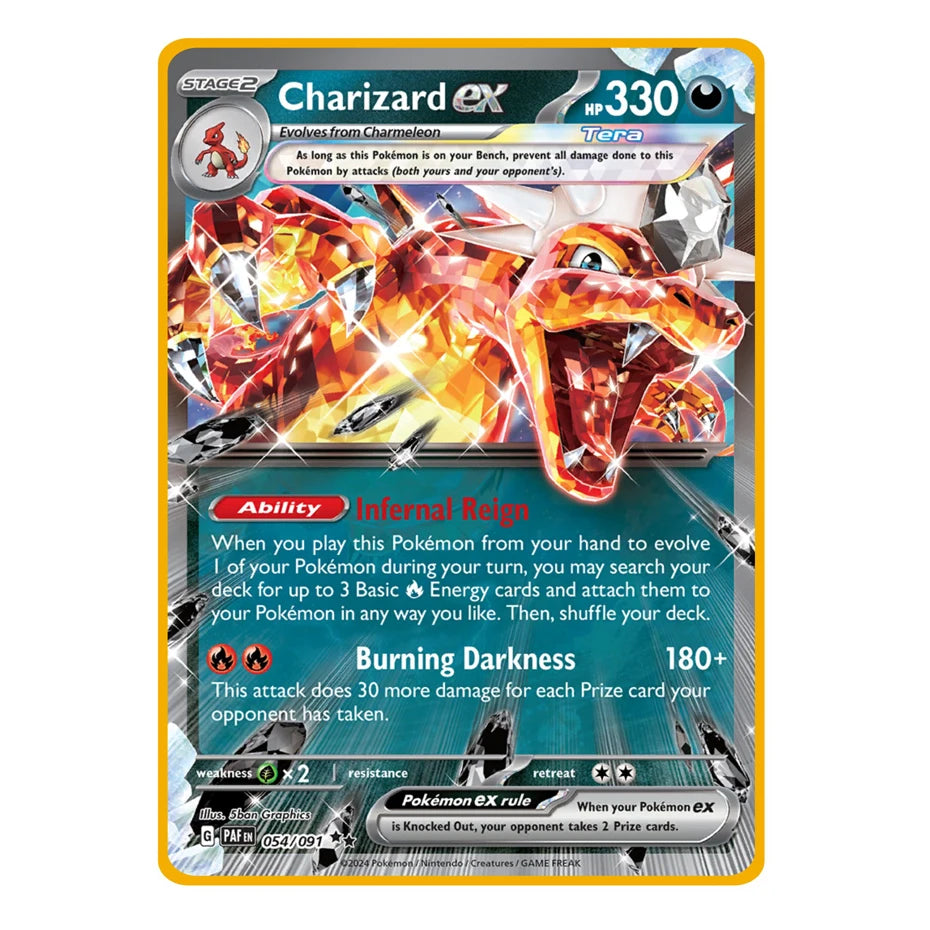 2025 Metal Pokémon Card - Arceus Charizard Mewtwo VMAX GX EX Gold Anime Collectible Card