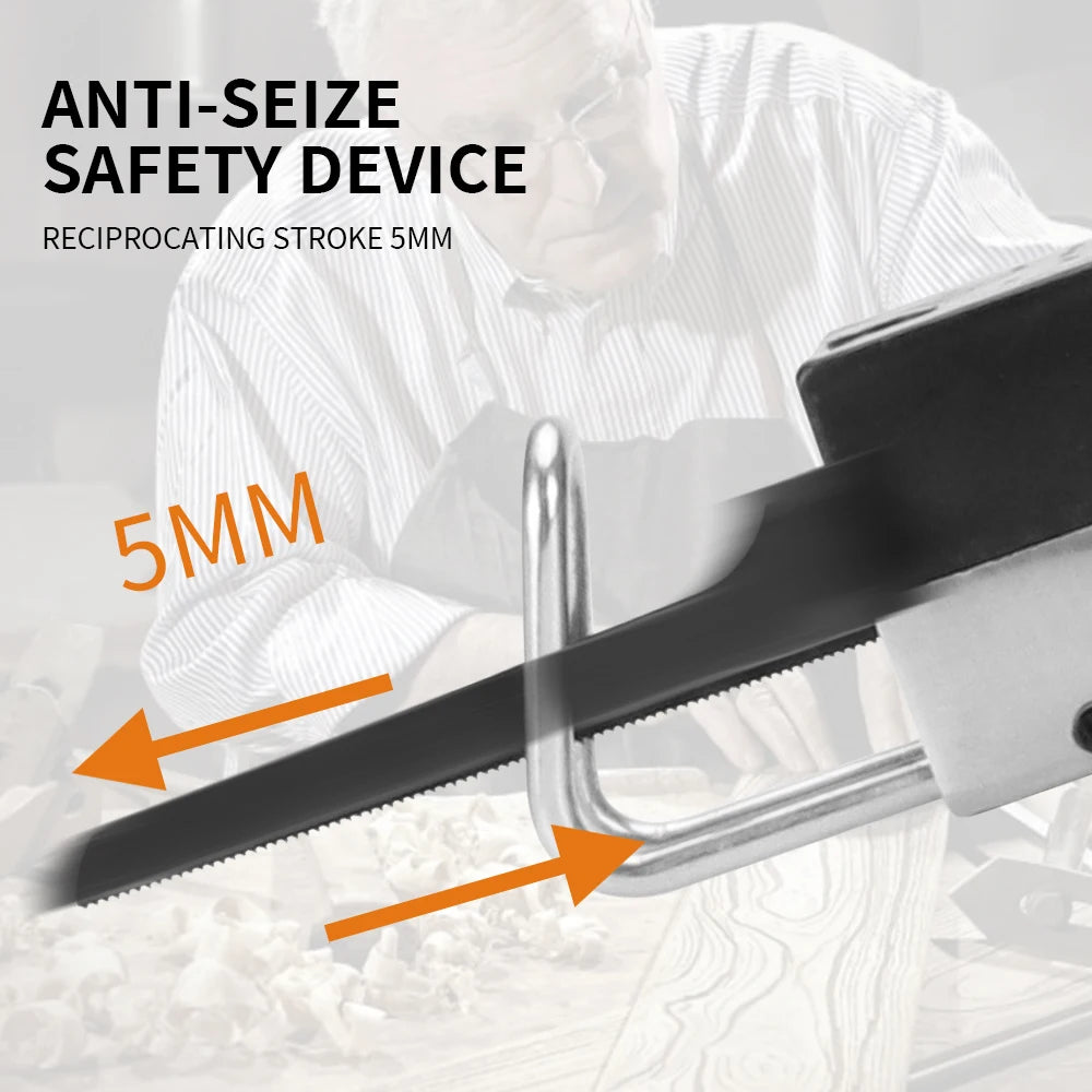1/4 Inch Pneumatic Reciprocating Saw - Portable Air Cutting Tool for Automotive, Metal & Woodworking Projects