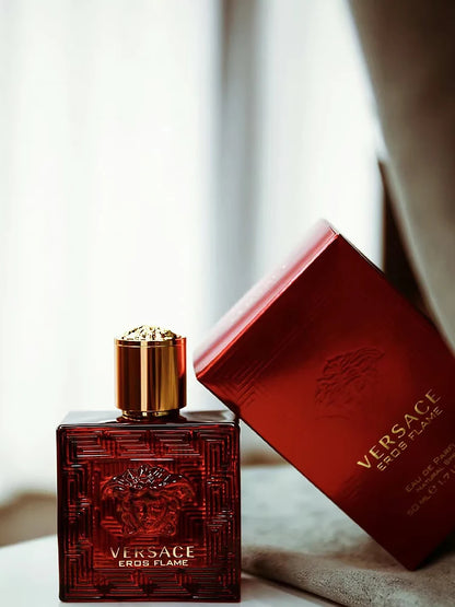 VERSACE EROS FLAME Aeros Red – 100ml/200ml Fresh & Long Lasting Fragrance for Men, Flaming Love Scent