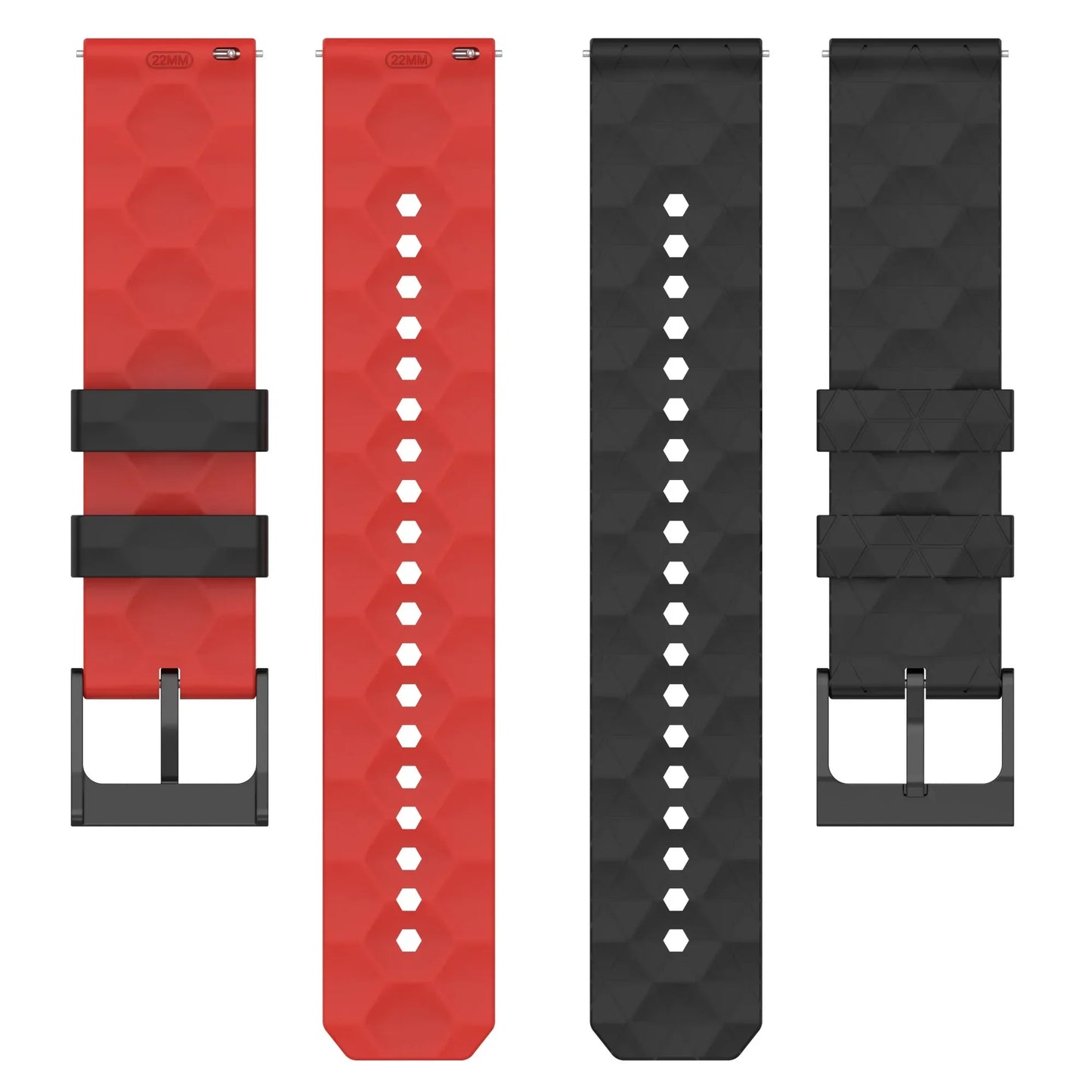 20mm/22mm Silicone Strap for Samsung Galaxy Watch 7/6/5/4 & Huawei GT3/4Pro – Universal Band for Classic Gear S3