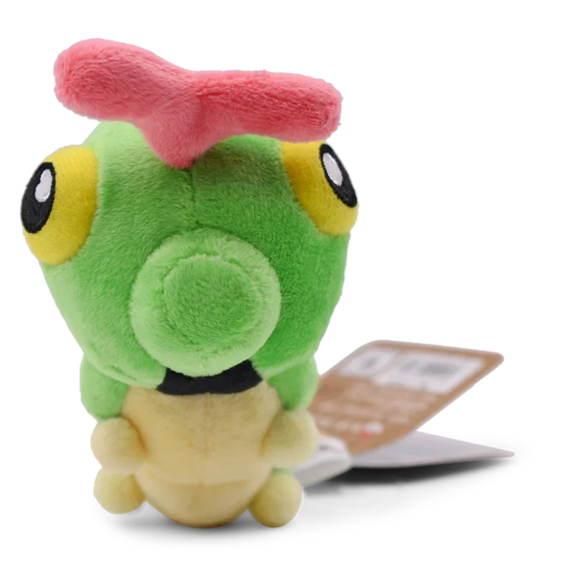 Caterpillar Green Plush Toy – 5-Inch Stuffed Animal, Kids Birthday Gift, Boys & Girls Decor