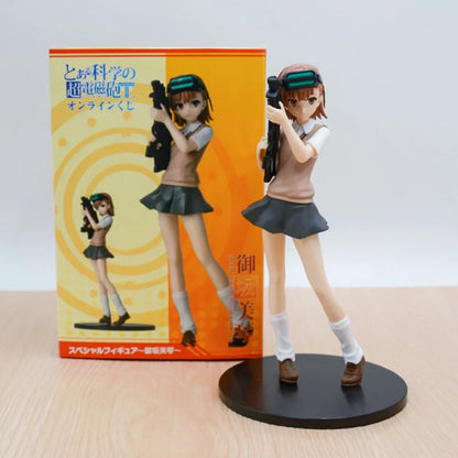 17cm Misaka Mikoto Anime Figure — A Certain Magical Index & Railgun PVC Action Toy, Cartoon Collectible Gift