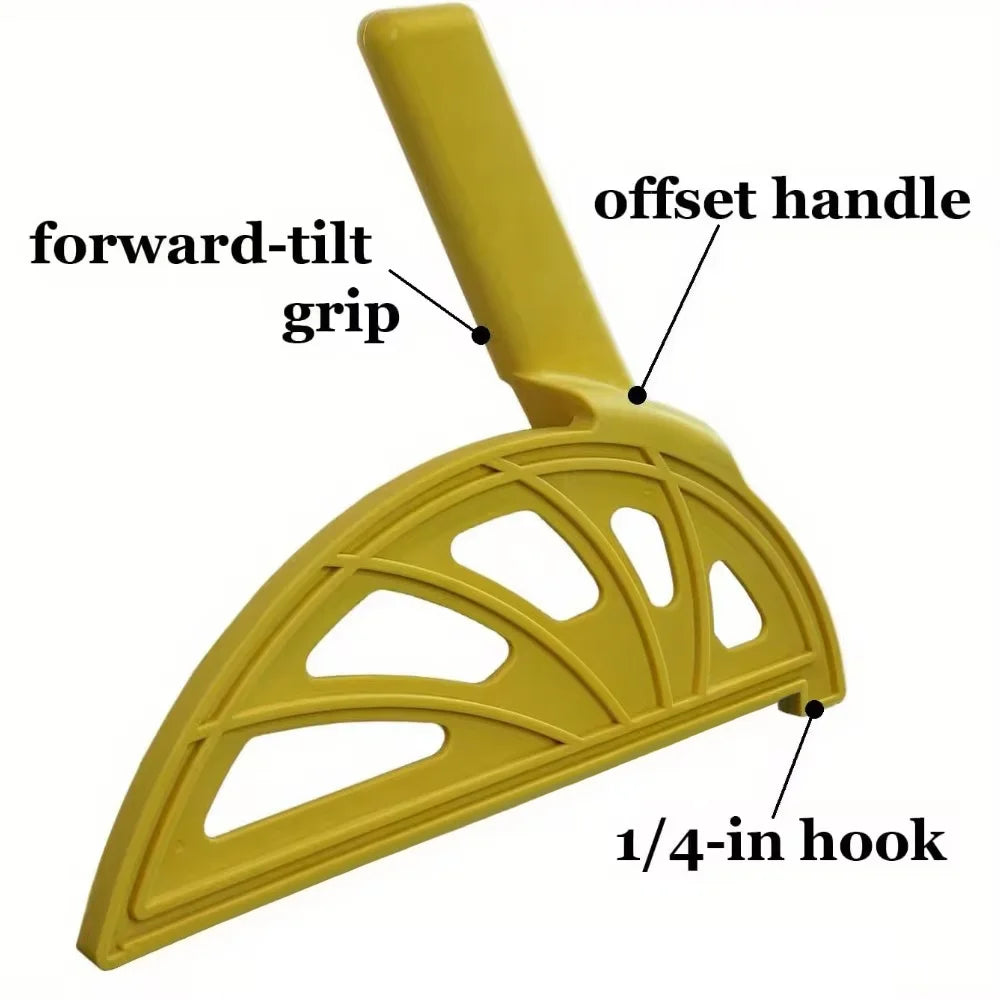 Push Block for Table Saws, Router Tables & Jointers – Offset Handle Push Stick for Safety & Precision