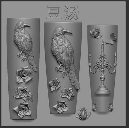 Snake Lolita Bow, Mushroom, Rose, Lotus, Bear 3D Acrylic Nail Mold - DIY Silicone Nail Decorations & Nail Art Products