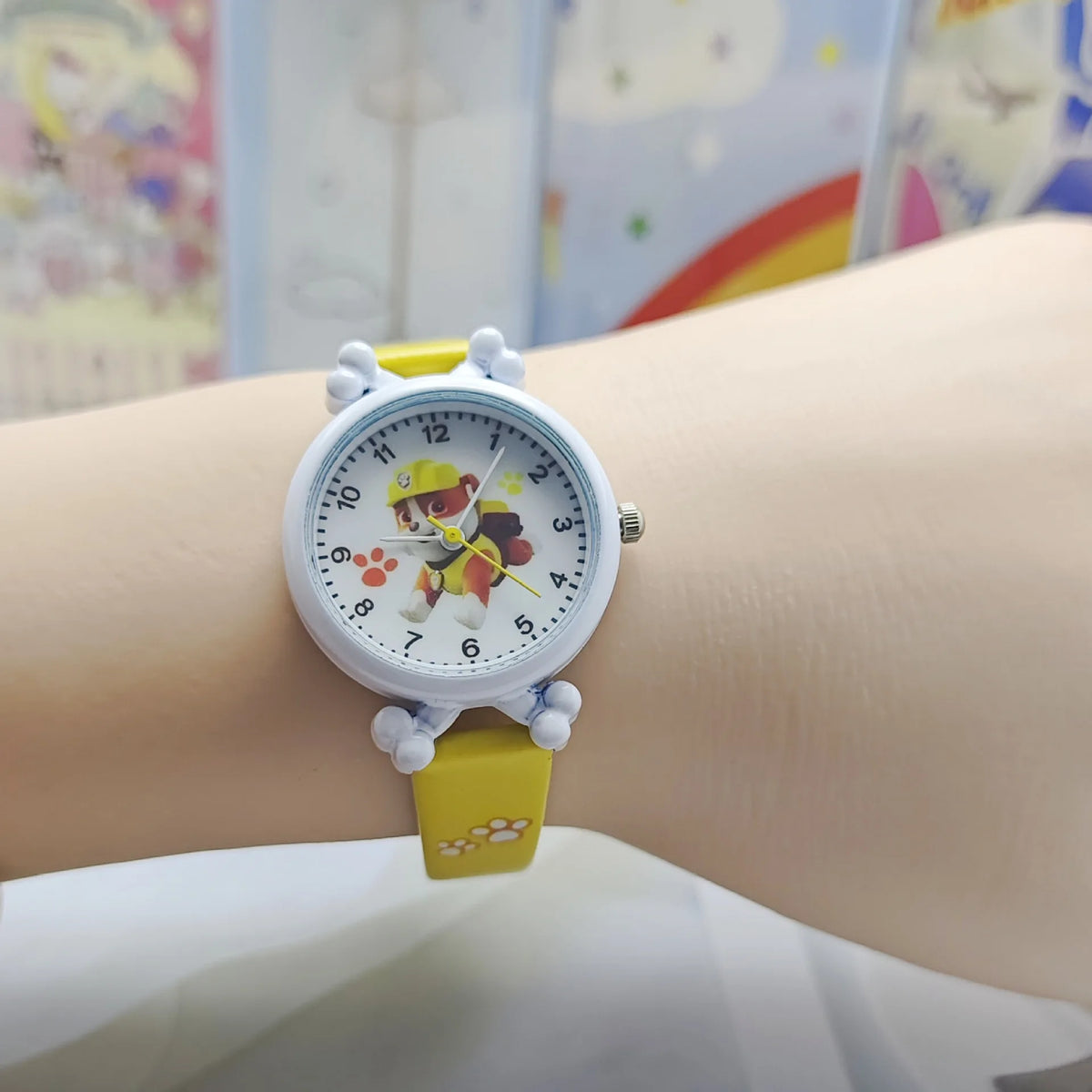 Paw Patrol Kids Digital Watch - Cartoon Character Wristwatch, Waterproof Birthday Gift for Children