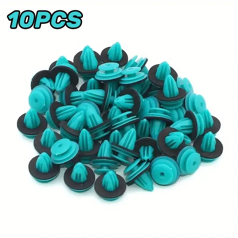 Auto Door Panel Clips with Seal Rings - Car Fastener Rivet Retainers for Interior & Bumper Repair