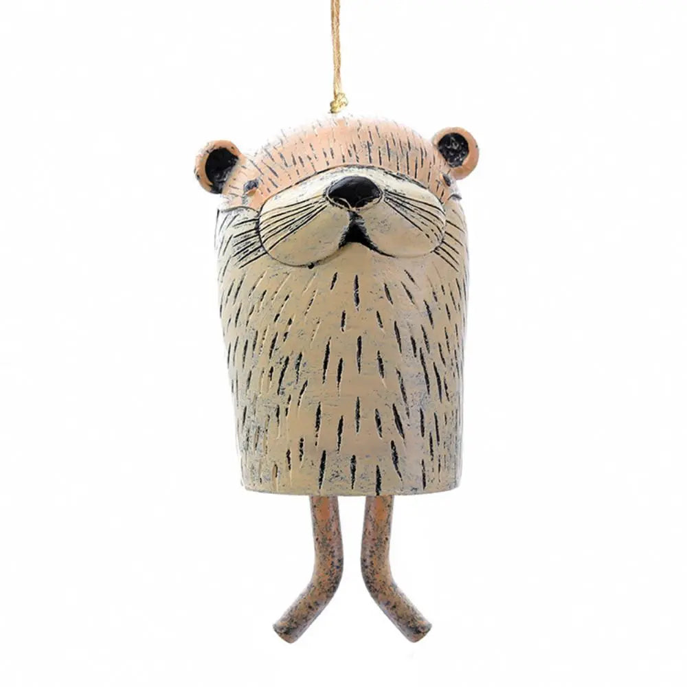 Resin Pet Wind Chime — Cute Animal Garden Pendant | Rural Home Decoration & Festival Gift Craftsmanship