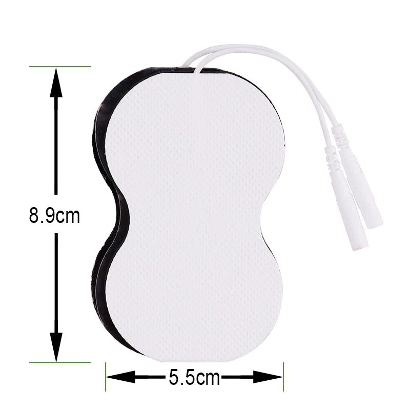 100/50pcs 5x5cm Muscle Stimulator Electrode Pads – Self-Adhesive Non-Woven Replacement for TENS Therapy Machines