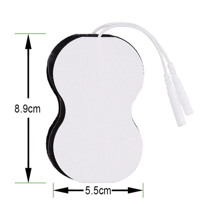 100/50pcs 5x5cm Muscle Stimulator Electrode Pads – Self-Adhesive Non-Woven Replacement for TENS Therapy Machines