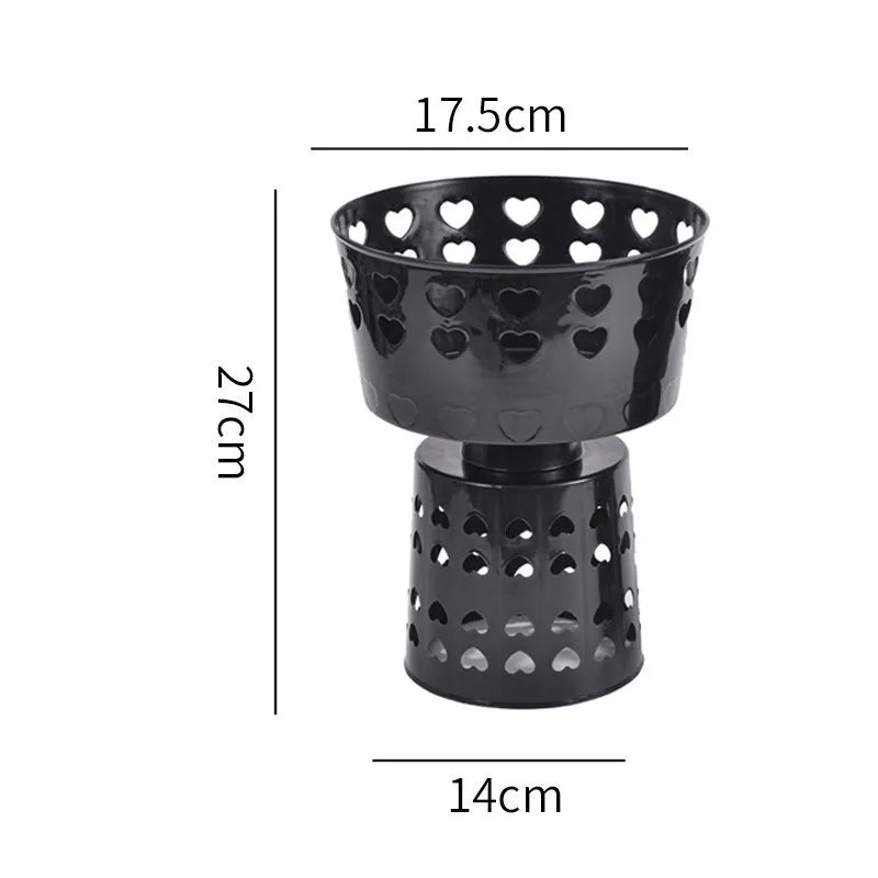 Plastic Flower Packaging Liner – Plant Stand & Fixed Bouquet Base for Floral Crafts and Supplies