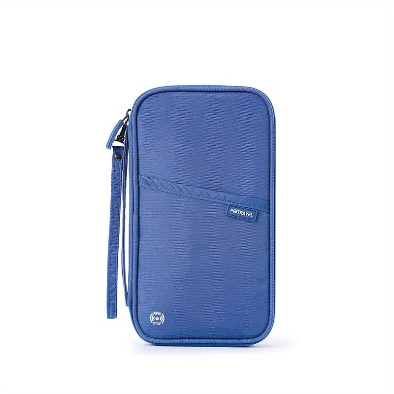 RFID Blocking Family Passport Wallet – Multi-Functional Travel Document Organizer Bag