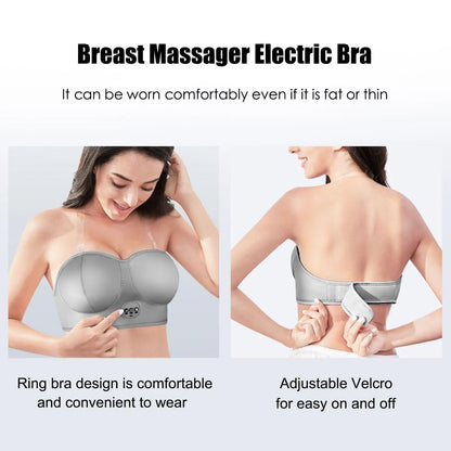 Women's Chest Massage Tool - Rechargeable Type-C Electric Massage Device for Personal Care
