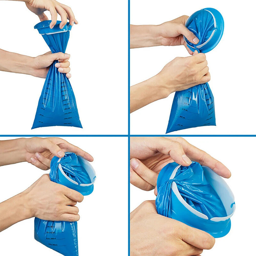 25 Pack Disposable Vomit Bags - Motion Sickness, Nausea, and Travel Vomit Bag for Car, Airplane