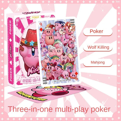 Kirby Poker Playing Cards – Kawaii Anime Board Game Deck for Kids, Party, and Creative Cartoon Gift Set