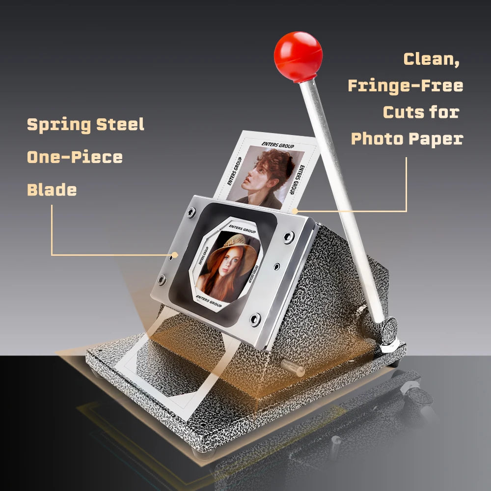 2x2 Inch Button Maker Machine - Custom Photo Fridge Magnet Making Kit with Cutter & Magnets