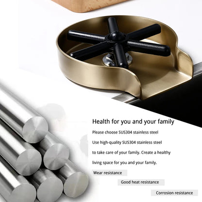 Stainless Steel Sink Faucet Glass Rinse Cup – High-Pressure Automatic Washer for Home, Bar, Coffee & Tea