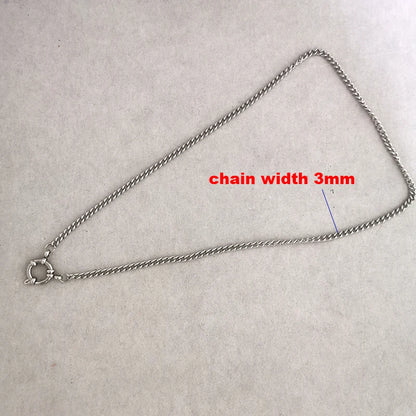 Spring Sailor Clasp Necklace – Stainless Steel Paperclip Link Chain Choker for Women & Men, Geometric PVD Gold Jewelry