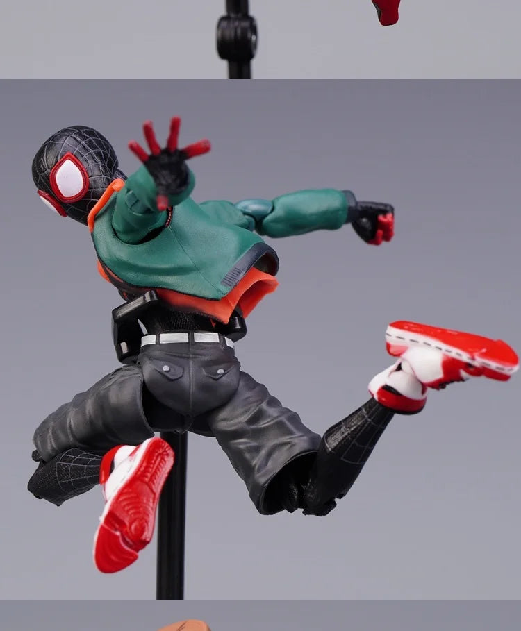 Miles Morales Spider-Man Action Figure — Into the Spider-Verse Collectible Toy for Kids Gift