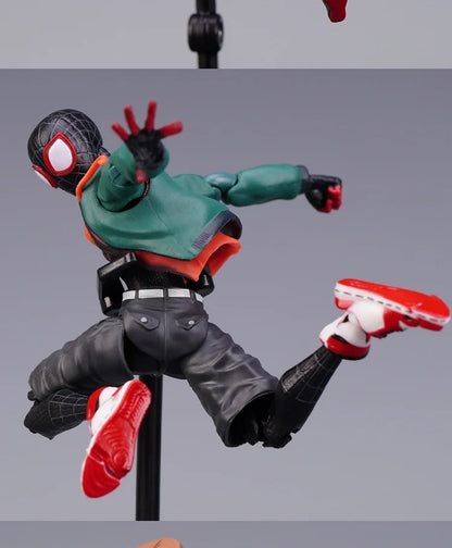 Miles Morales Spider-Man Action Figure — Into the Spider-Verse Collectible Toy for Kids Gift