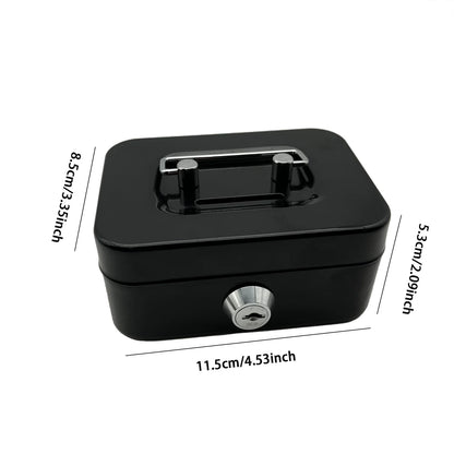 Creative Portable Piggy Bank Storage Box - Small Lockable Coin & Key Storage Organizer