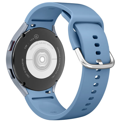 Samsung Galaxy Watch Soft Silicone Strap - Replacement Band for Watch FE/7/6/5/4, Watch 5 Pro and Watch 6 Classic 40mm–47mm