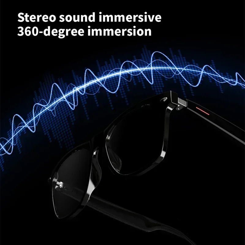 Hiwego Smart Music Sunglasses with Bluetooth Earphones – Wireless HIFI Headset for Driving & Hands-Free Calls