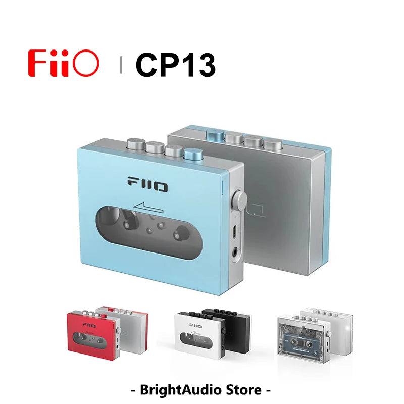 FiiO CP13 Portable Stereo Cassette Music Player – 13 Hours Battery Life, 1800mAh, Dual-Mode 4.2V Power Supply, MP3 Player