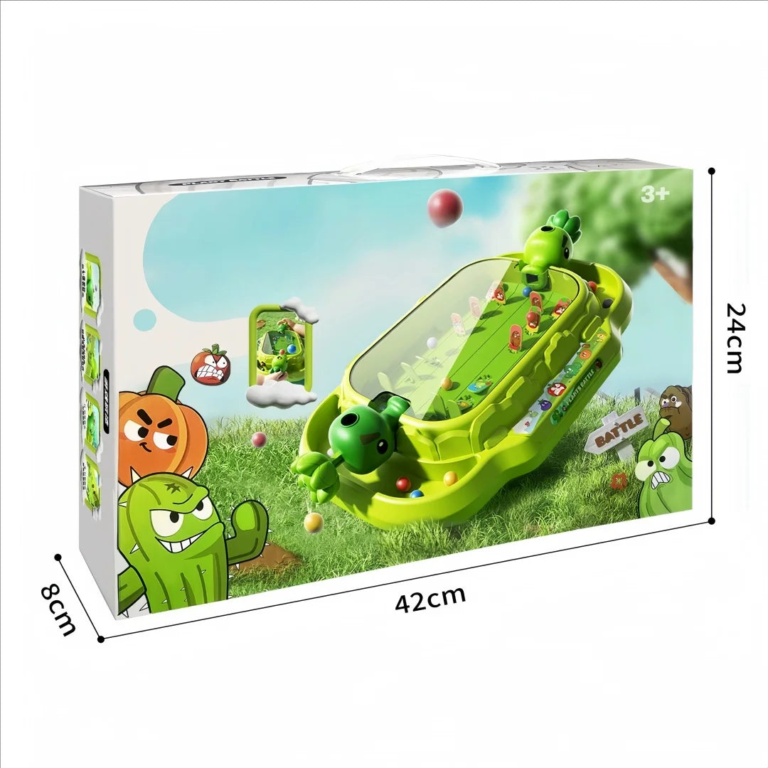 Plants vs Zombies Tabletop Battle Game - 2-Player Interactive Shooting Toy for Kids & Family