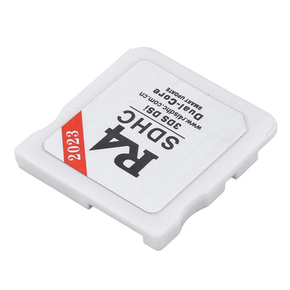 Secure Gold & White R4 SDHC Flashcard – Portable Memory Card for Nintendo 3DS Video Games