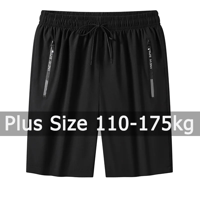 Men's Plus Size Sweatpants – 1/2/3 Pack Loose Fit Elastic Waist Sport Shorts for Running & Fitness (1XL-7XL)