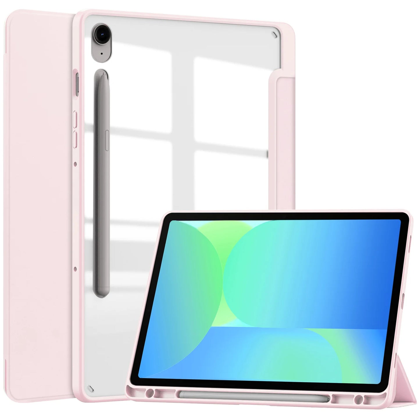 Samsung Galaxy Tab S10 FE 2025 Case — 10.9″ Tablet Cover with Pencil Holder for SM-X520/X526B & S9 FE