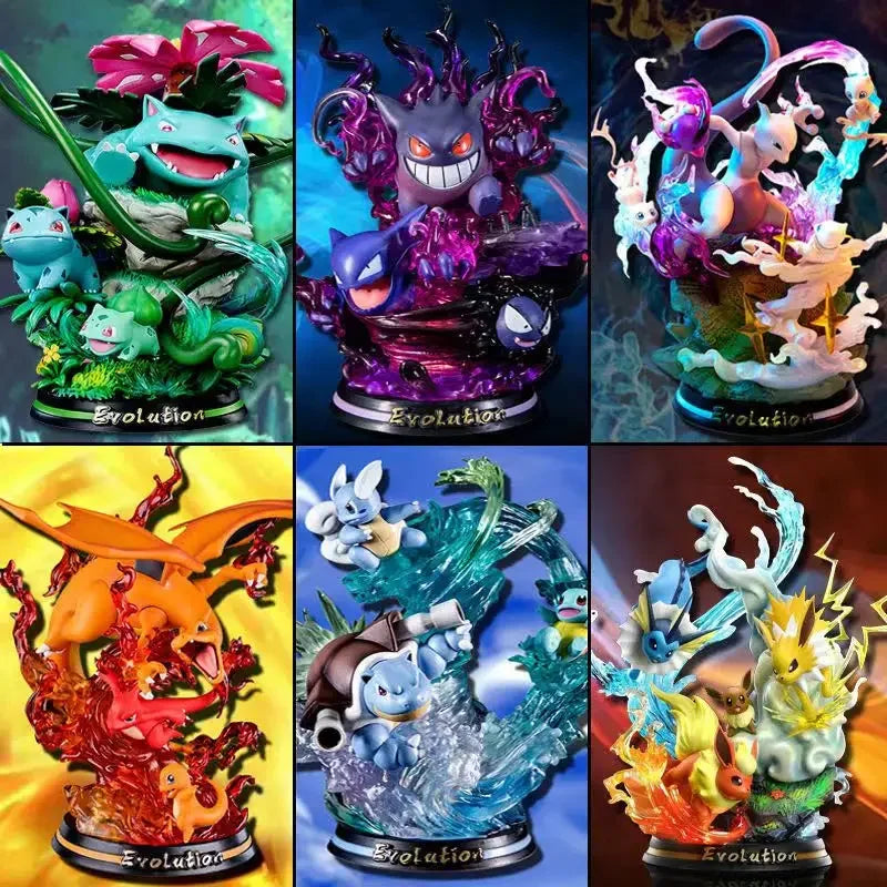Pokemon Vulpix Anime Figure – PVC Scene Version Collectible Toy Mystery Surprise Box Gift for Kids