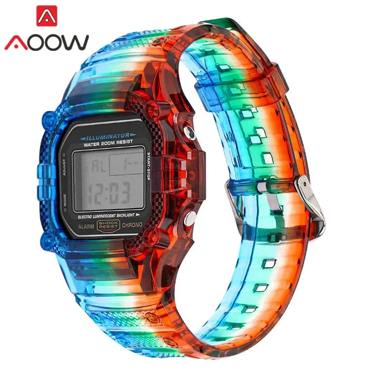 Transparent TPU Resin Watch Band and Bezel Kit for Casio G-SHOCK DW-5600 GW-M5610 GLS-5600 - Protective Replacement Strap and Case Set