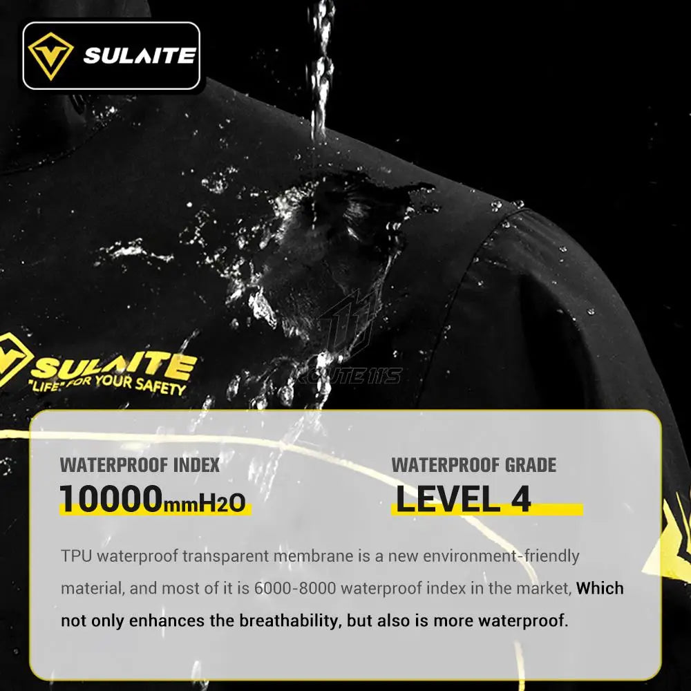 Waterproof Motorcycle Raincoat Suit – Men & Women Moto Raincoat Jacket & Pants Set for Bikers