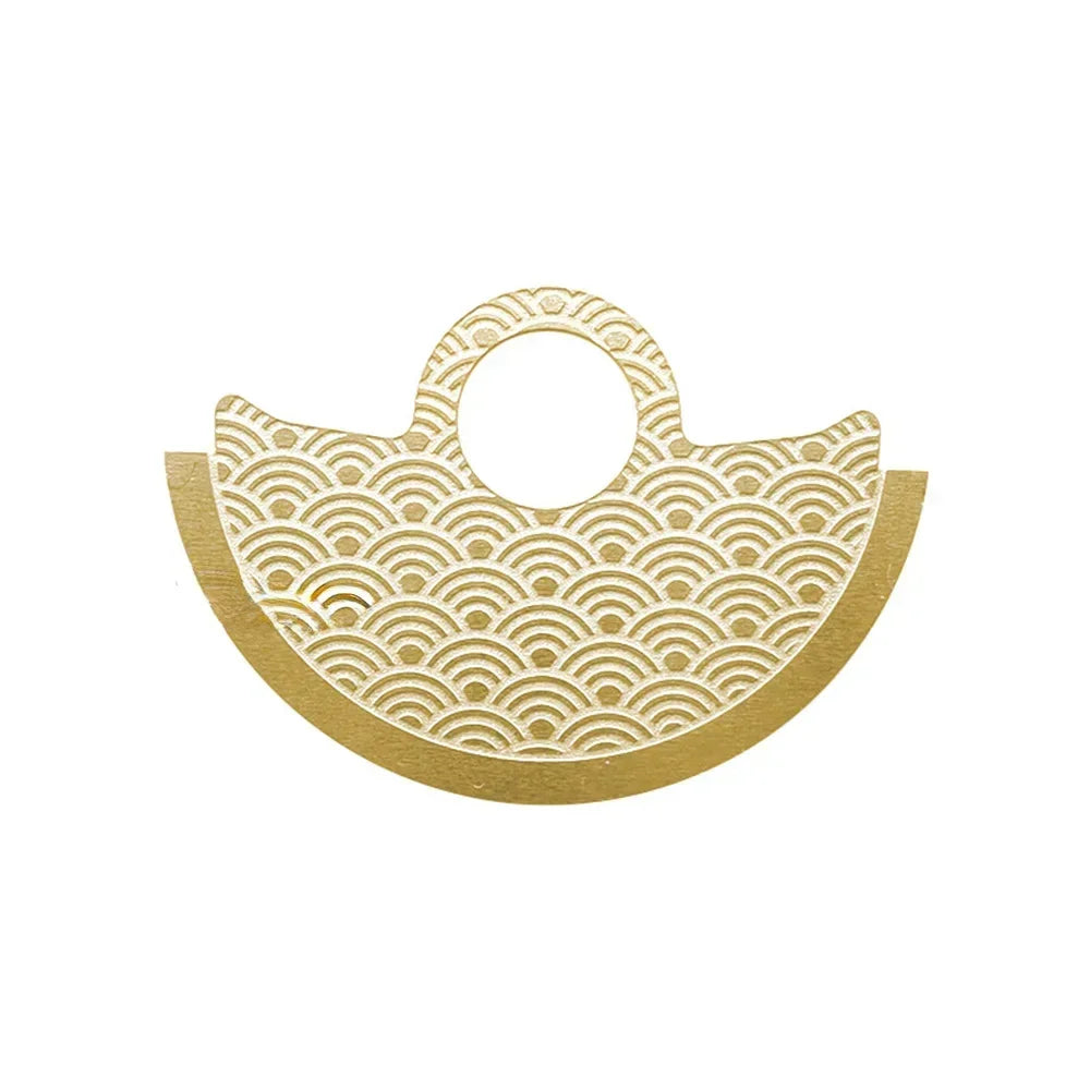Automatic Watch Rotor Metal Guard - Wavy Pattern Replacement Part for NH35 NH36 4R35 4R36 7S Movements & SKX007 Repairs