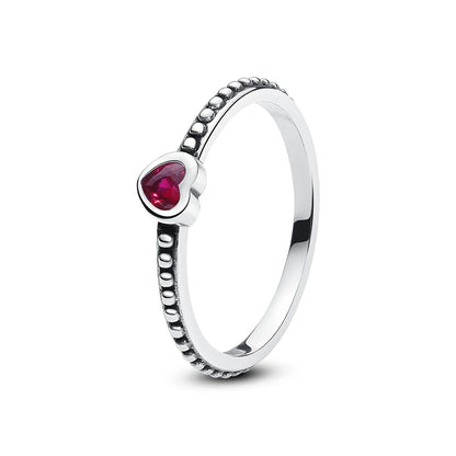 925 Sterling Silver Women’s Ring – Crown, Heart & Wishbone Design with Crystal, Rose Gold Engagement & Wedding Jewelry