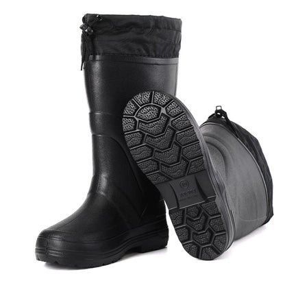 2025 Men’s High-Quality EVA Rain Boots – Non-Slip, Waterproof Winter Snow & Work Shoes with Platform