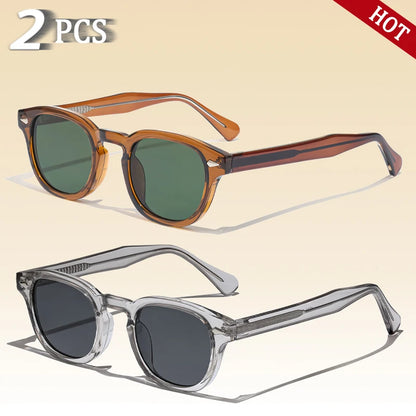 CATERSIDE Retro Small Circular Sunglasses — Luxury Punk Design Shades for Men & Women, Business & Party UV400 Eyewear