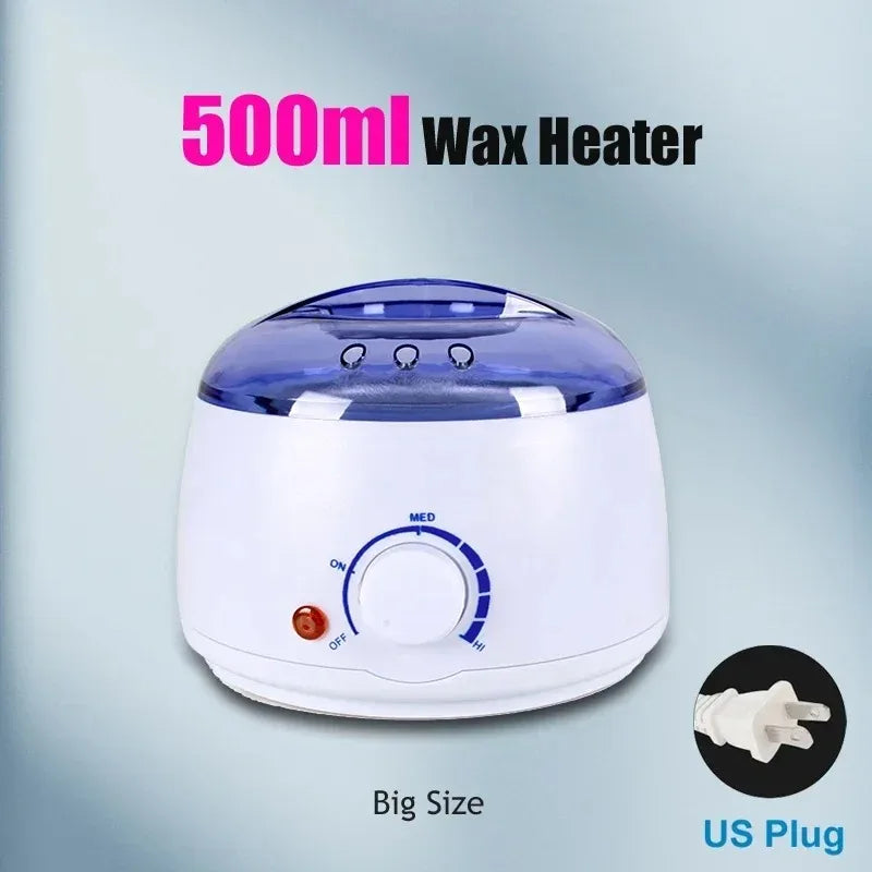 200/500ml Electric Wax Heater – Hot Paraffin Pot for Hair Removal & Waxing