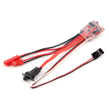 Micro ESC 20A 30A Brushed Electric Speed Controller – RC ESC for 2S 4-8V, DIY Mini 1/16 1/18 1/24 RC Car, Boat, Tank w/Brake